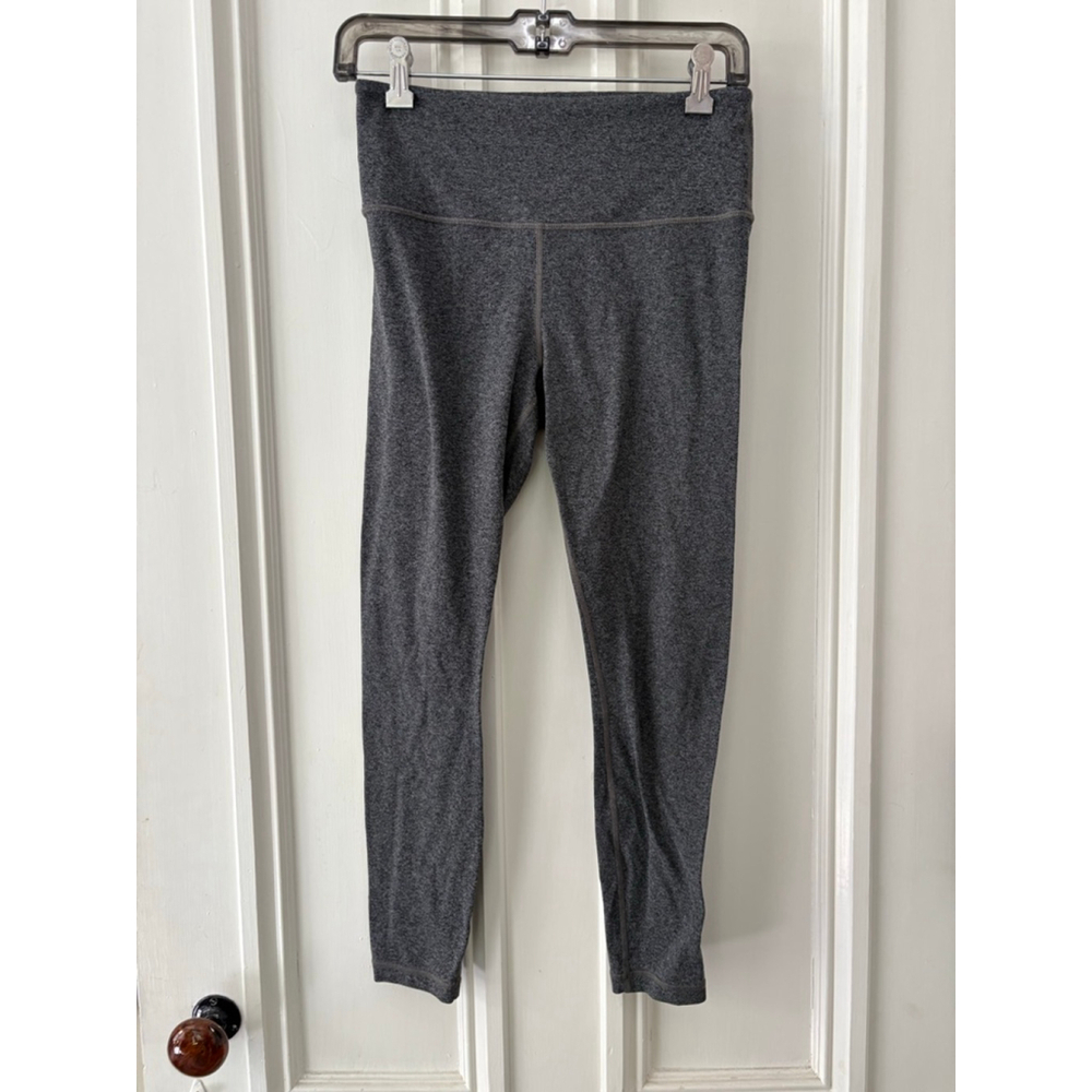 Athleta women's Gray Cropped Leggings Size S